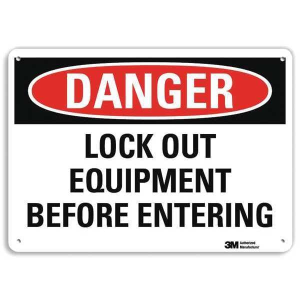 Danger Sign, 4 Hole Mount, 10in W x 7in H, U3-1763-RA_10X7