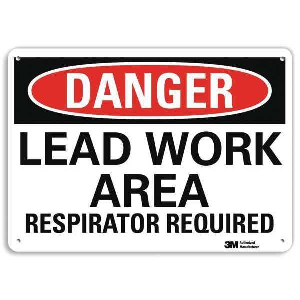 Danger Sign, 4 Hole Mount, 10in W x 7in H, U3-1751-RA_10X7