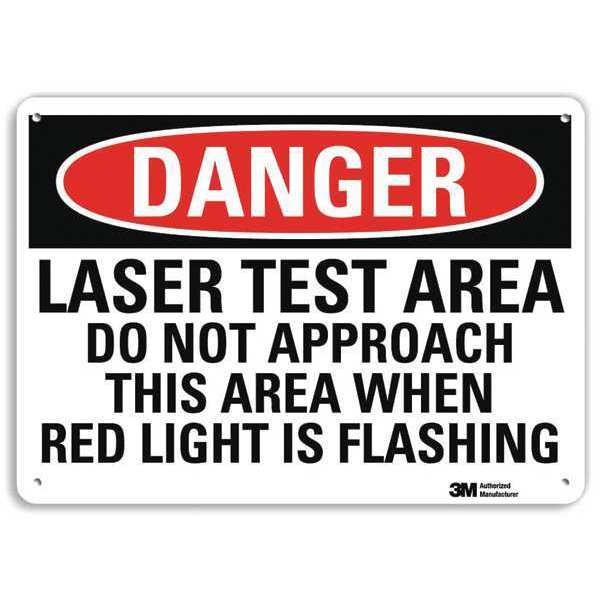 Danger Sign, 4 Hole Mount, 10in W x 7in H, U3-1748-RA_10X7