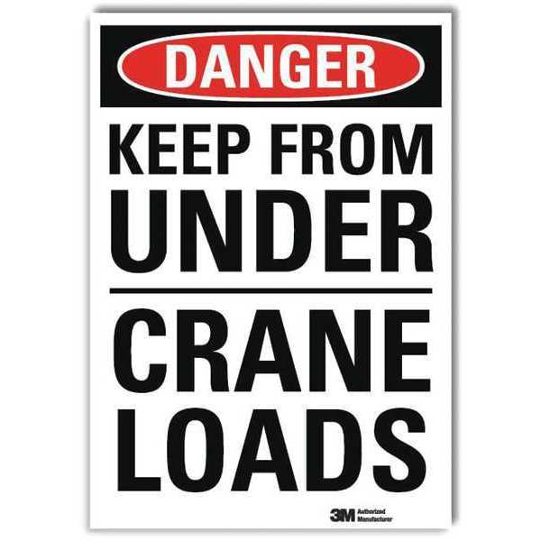 Danger Sign, 10 in Height, 7 in Width, Reflective Sheeting, Horizontal Rectangle, English