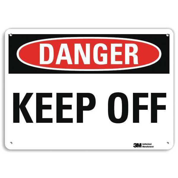 Danger Sign, 4 Hole Mount, 10in W x 7in H, U3-1715-RA_10X7