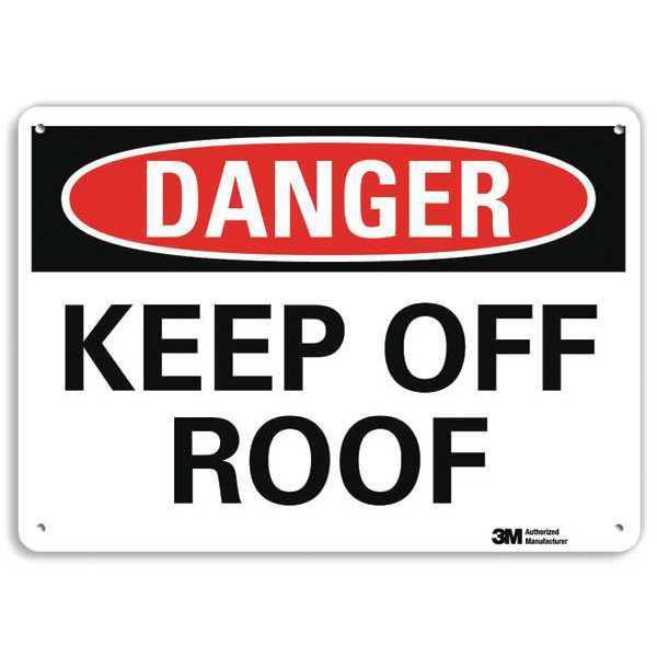 Danger Sign, 4 Hole Mount, 10in W x 7in H, U3-1717-RA_10X7