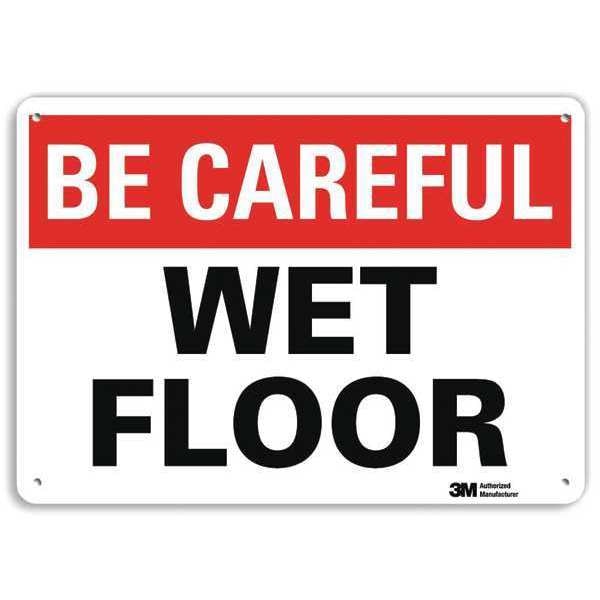 Safety Sign, 7 in Height, 10 in Width, Aluminum, Vertical Rectangle, English, U7-1056-RA_10X7