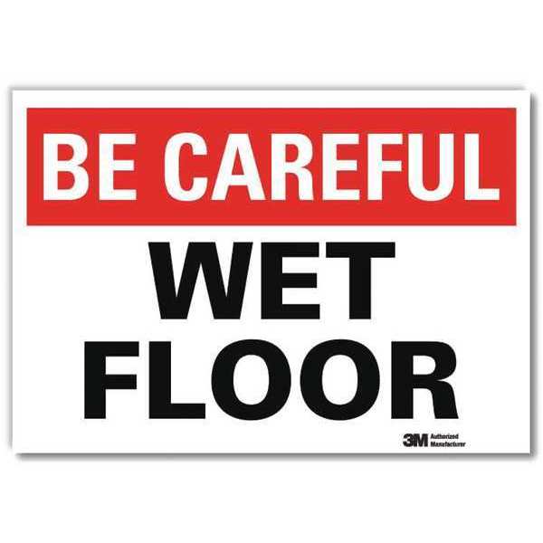 Safety Decal, 7 in H, 10 in W, Reflective Sheeting, Vertical Rectangle, English, U7-1056-RD_10X7