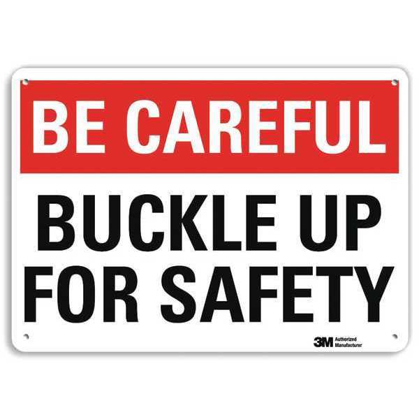 Safety Sign, 7 in Height, 10 in Width, Aluminum, Vertical Rectangle, English, U7-1006-RA_10X7