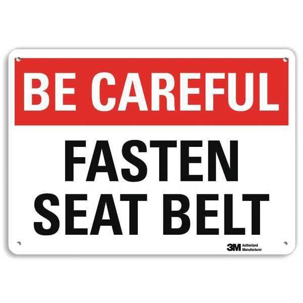 Safety Sign, 7 in Height, 10 in Width, Aluminum, Vertical Rectangle, English, U7-1013-RA_10X7