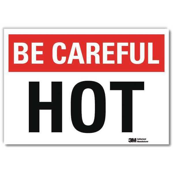 Safety Sign, 10 in H, 14 in W, Reflective Sheeting, Horizontal Rectangle, English, U7-1014-RD_14X10