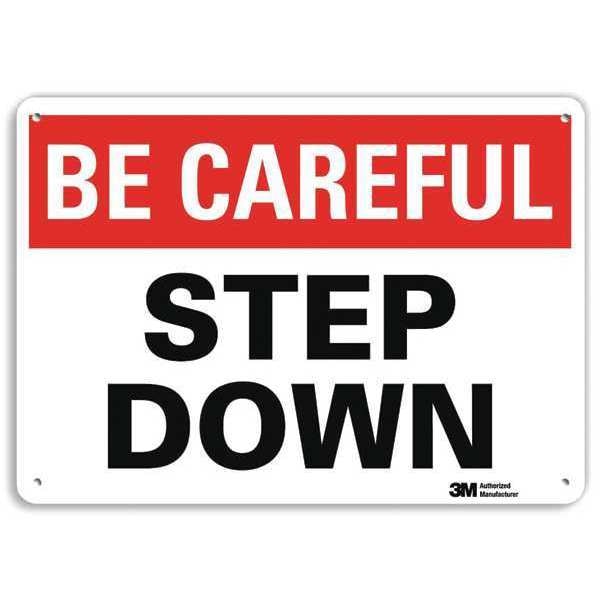 Safety Sign, 7 in Height, 10 in Width, Aluminum, Vertical Rectangle, English, U7-1038-RA_10X7