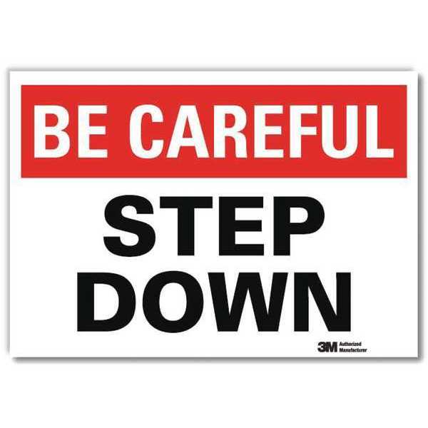 Safety Decal, 10 in H, 14 in W, Reflective Sheeting, Horizontal Rectangle, English, U7-1038-RD_14X10