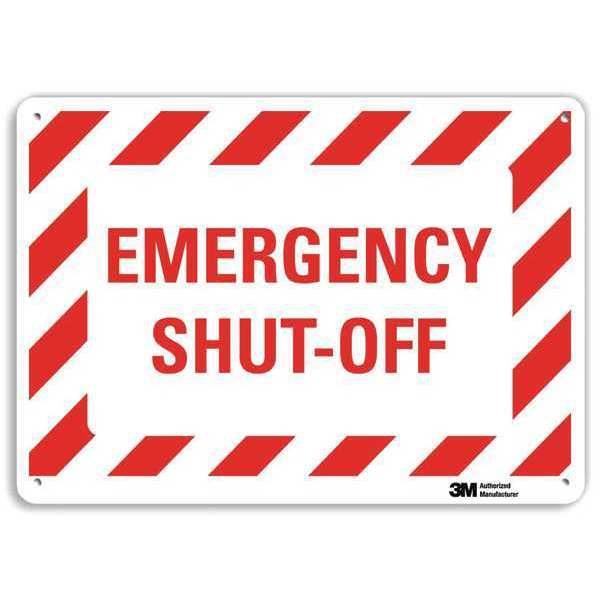 Safety Sign, 7 in Height, 10 in Width, Aluminum, Vertical Rectangle, English, U7-1060-RA_10X7