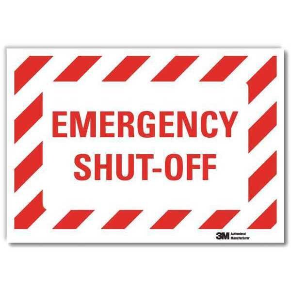 Safety Decal, Reflctv Vinyl, 10inHx14inW, U7-1060-RD_14X10