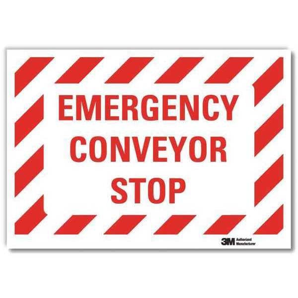 Safety Decal, 7 in Height, 10 in Width, Reflective Sheeting, Vertical Rectangle, English