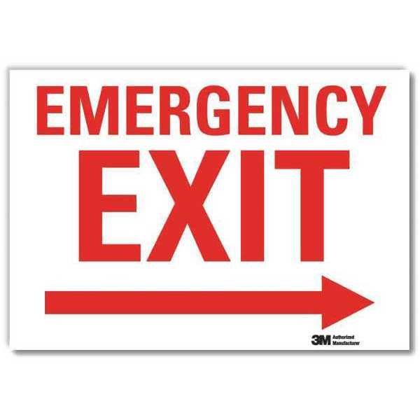 Emrgncy Sign, 10x14in, Reflective Sheeting