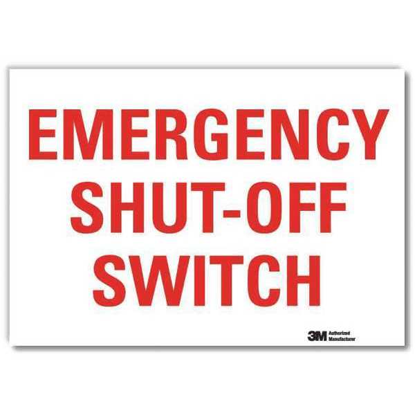 Safety Decal, Reflective Vinyl, 7inHx10inW, U7-1143-RD_10X7