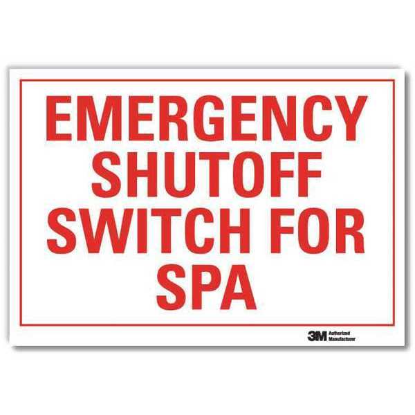 Safety Decal, Reflective Vinyl, 7inHx10inW, U7-1146-RD_10X7