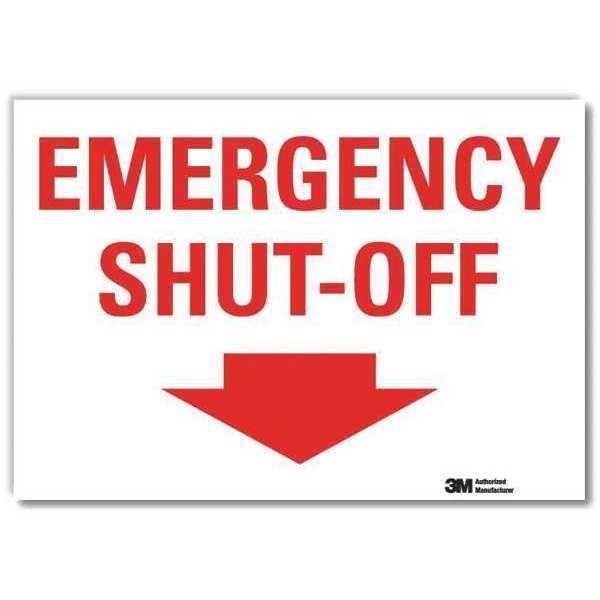 Safety Decal, Reflective Vinyl, 5inHx7inW, U7-1141-RD_7X5
