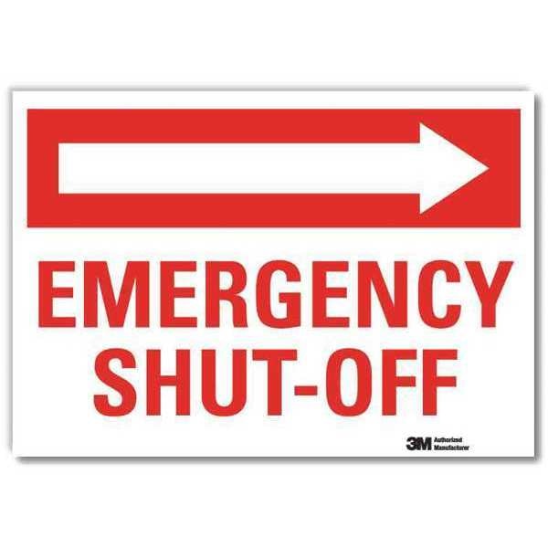 Safety Decal, Reflctv Vinyl, 10inHx14inW, U7-1142-RD_14X10