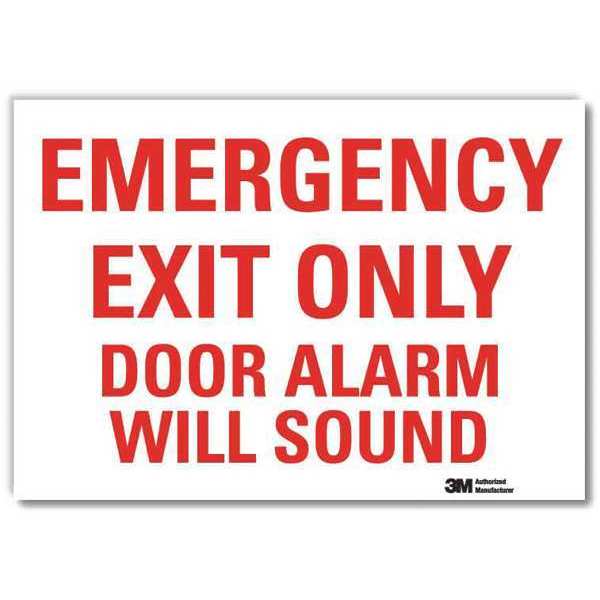 Emrgncy Sign, 10x14in, Reflective Sheeting