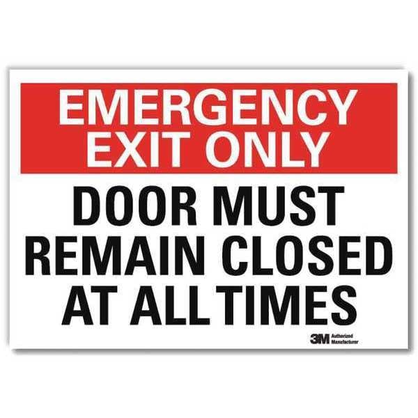 Emrgncy Sign, 10x14in, Reflective Sheeting