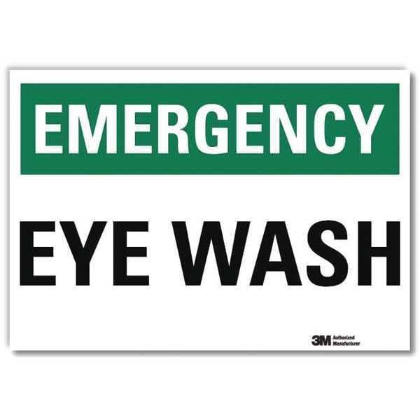 Safety Decal, Reflective Vinyl, 7inHx10inW, U7-1091-RD_10X7