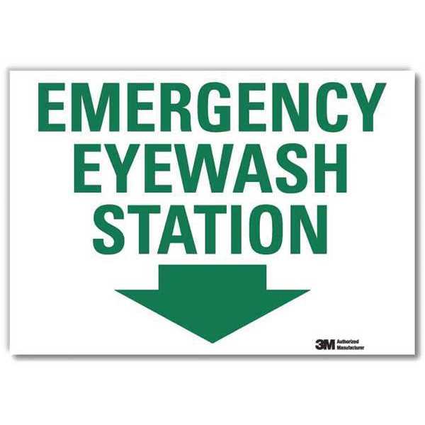 Safety Decal, Reflctv Vinyl, 10inHx14inW, U7-1107-RD_14X10