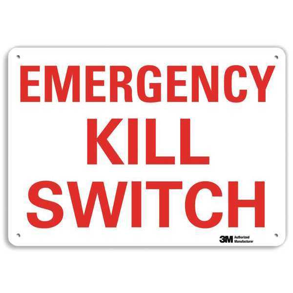 Safety Sign, 7 in Height, 10 in Width, Aluminum, Vertical Rectangle, English, U7-1112-RA_10X7