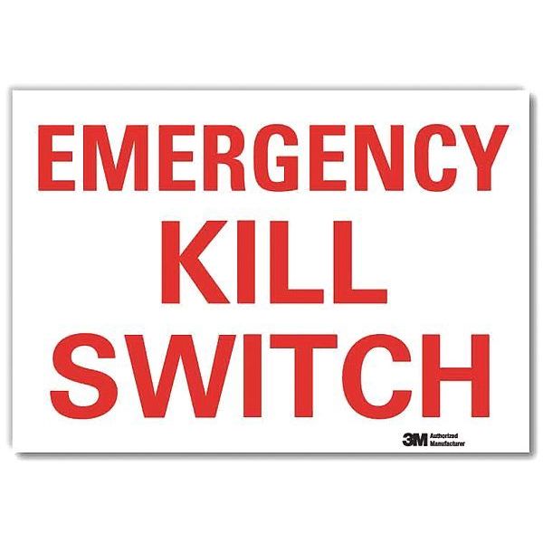 Safety Decal, Reflective Vinyl, 7inHx10inW, U7-1112-RD_10X7