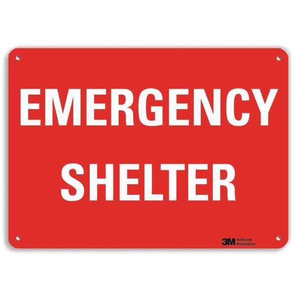 Safety Sign, 7 in Height, 10 in Width, Aluminum, Vertical Rectangle, English, U7-1120-RA_10X7