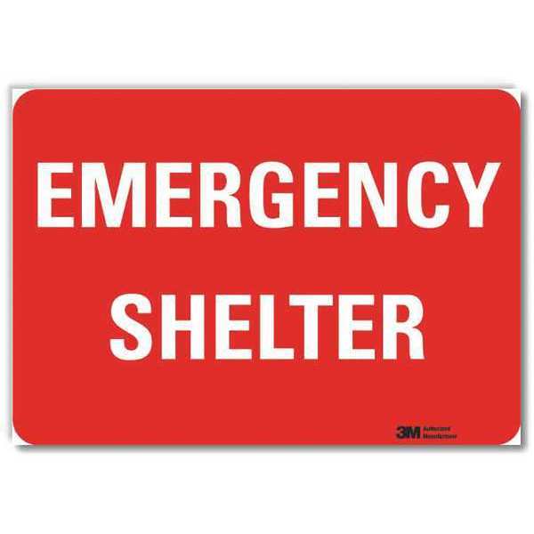 Safety Decal, Reflective Vinyl, 5inHx7inW, U7-1120-RD_7X5