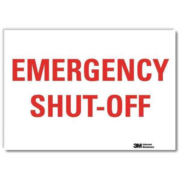 Safety Decal, Reflective Vinyl, 5inHx7inW, U7-1140-RD_7X5
