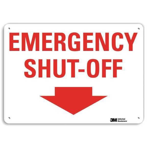 Safety Sign, 7 in Height, 10 in Width, Aluminum, Vertical Rectangle, English, U7-1141-RA_10X7