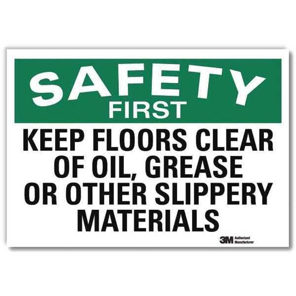 Safety Decal, 10 in H, 14 in W, Reflective Sheeting, Horizontal Rectangle, English, U7-1212-RD_14X10