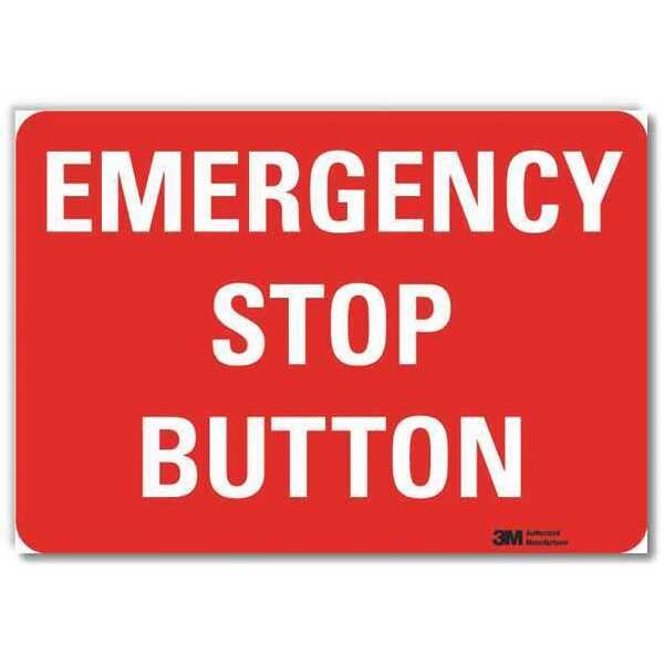 Safety Decal, Reflective Vinyl, 7inHx10inW, U7-1155-RD_10X7