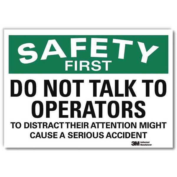 Safety Decal, Reflective Vinyl, 5inHx7inW, U7-1178-RD_7X5