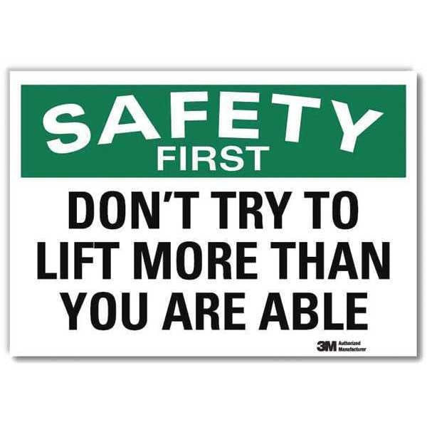 Safety Decal, Reflctv Vinyl, 10inHx14inW, U7-1180-RD_14X10