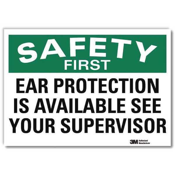 Safety Sign, 7 in Height, 10 in W, Reflective Sheeting, Vertical Rectangle, English, U7-1182-RD_10X7
