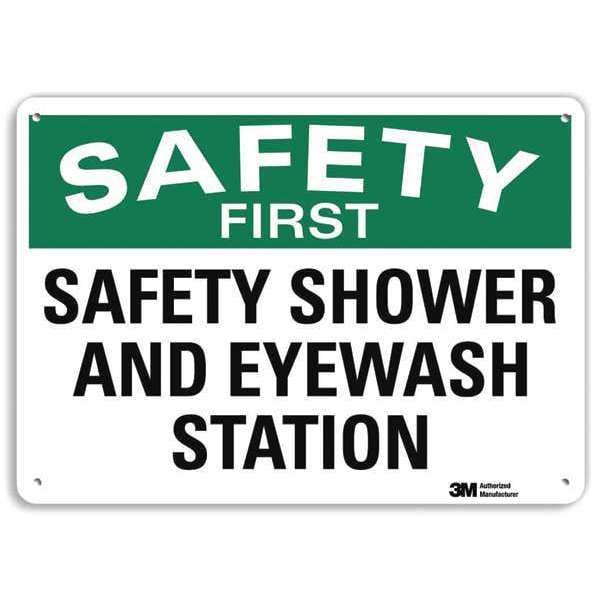 Safety Sign, 7 in Height, 10 in Width, Aluminum, Vertical Rectangle, English, U7-1245-RA_10X7