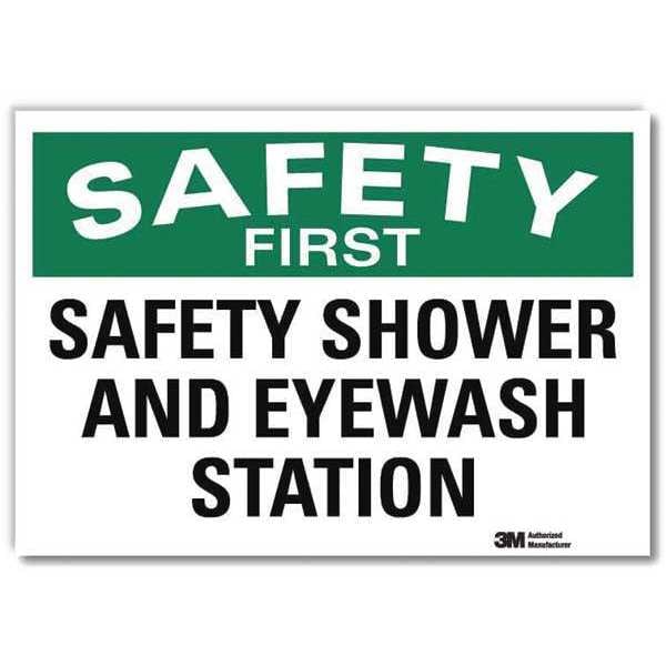 Safety Decal, Reflective Vinyl, 7inHx10inW, U7-1245-RD_10X7