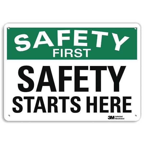 Safety Sign, 7 in Height, 10 in Width, Aluminum, Vertical Rectangle, English, U7-1246-RA_10X7