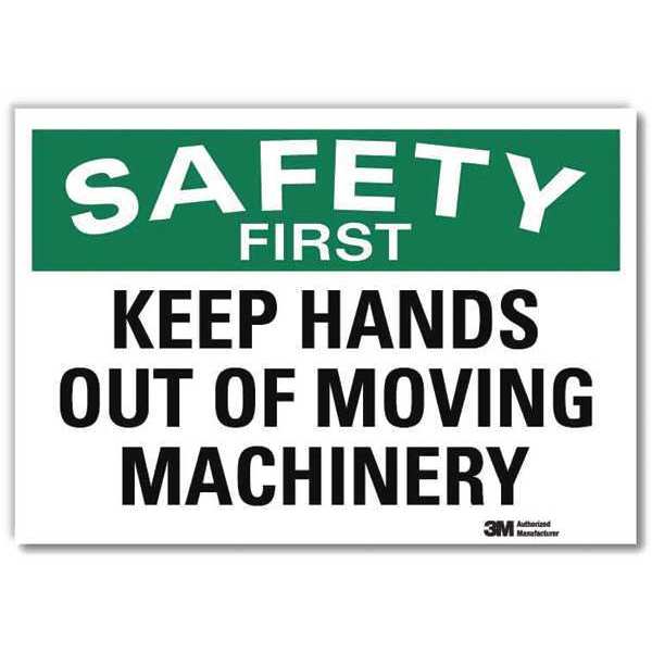 Safety Decal, 10 in H, 14 in W, Reflective Sheeting, English, U7-1214-RD_14X10