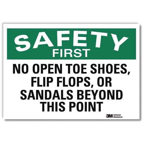 Safety Decal, Reflective Vinyl, 7inHx10inW, U7-1221-RD_10X7