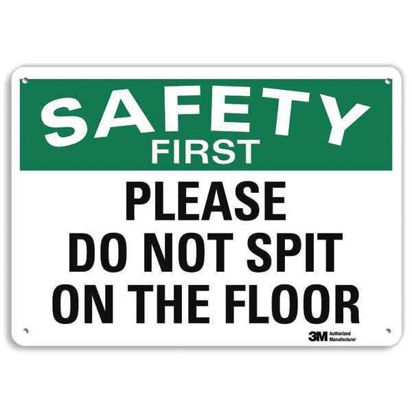 Safety Sign, 7 in Height, 10 in Width, Aluminum, Vertical Rectangle, English, U7-1224-RA_10X7