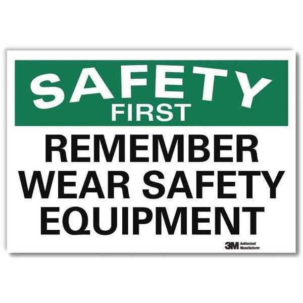 Safety Decal, Reflective Vinyl, 5inHx7inW