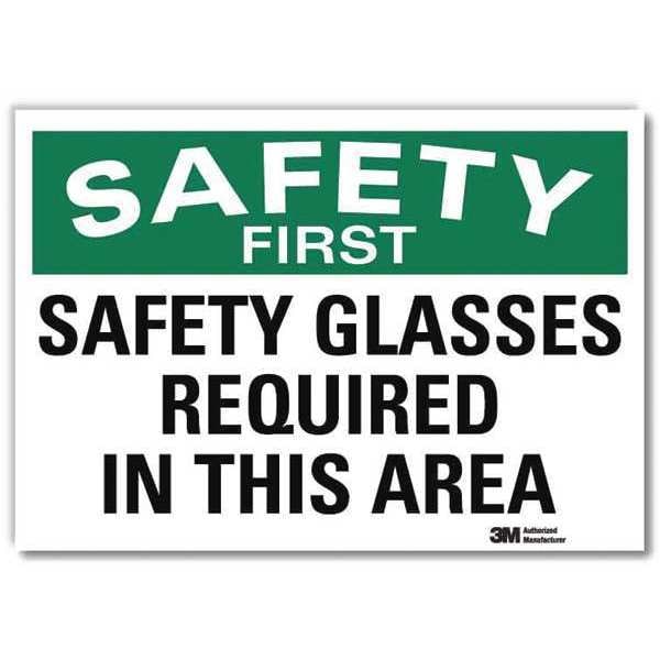 Safety Decal, Reflective Vinyl, 5inHx7inW, U7-1241-RD_7X5