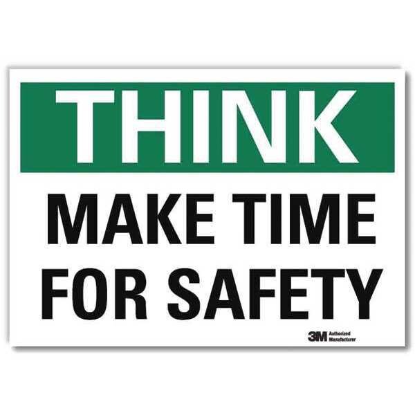 Safety Decal, 10 in H, 14 in W, Reflective Sheeting, English, U7-1303-RD_14X10