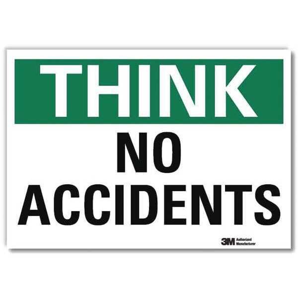 Safety Decal, 7 in H, 10 in W, Reflective Sheeting, Vertical Rectangle, English, U7-1304-RD_10X7