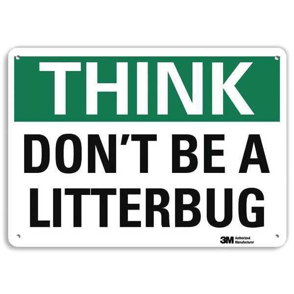 Safety Sign, 7 in Height, 10 in Width, Aluminum, Vertical Rectangle, English, U7-1292-RA_10X7