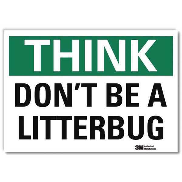 Safety Decal, 10 in H, 14 in W, Reflective Sheeting, English, U7-1292-RD_14X10