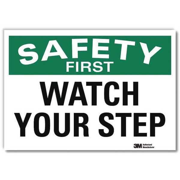 Safety Decal, 10 in H, 14 in W, Reflective Sheeting, Horizontal Rectangle, English, U7-1264-RD_14X10