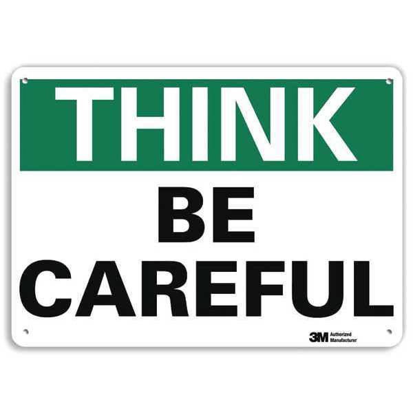 Safety Sign, 7 in Height, 10 in Width, Aluminum, Vertical Rectangle, English, U7-1282-RA_10X7